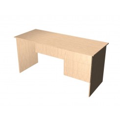Panel End Desk with built in drawers